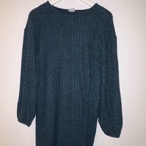 JDY Sweater Dress in Dark Jade Green